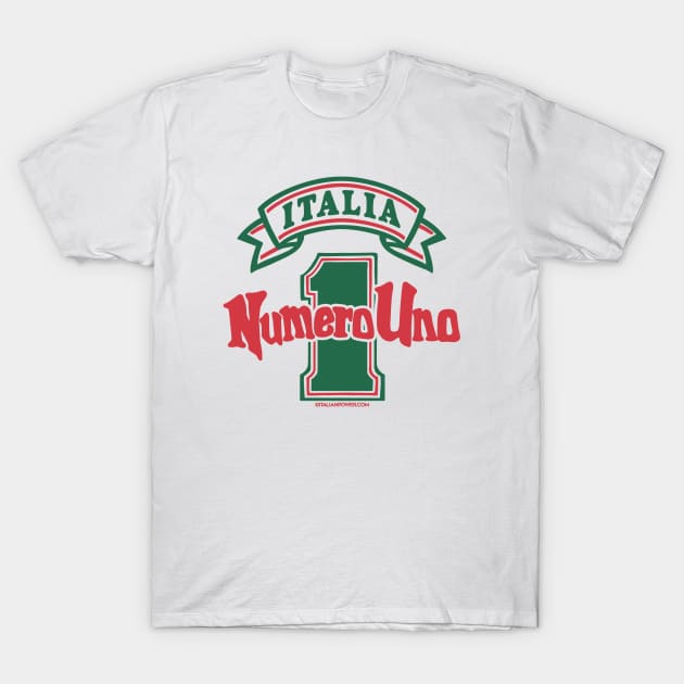 RETRO REVIVAL - Italia Numero Uno T-Shirt by ItalianPowerStore